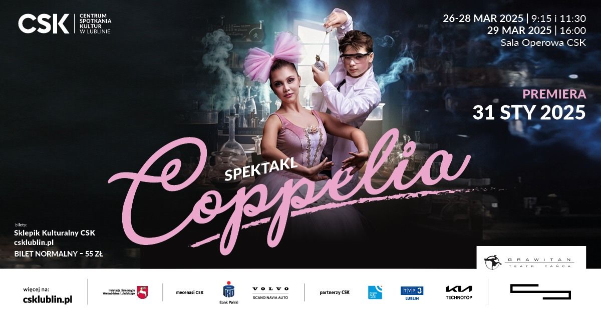 Spektakl Coppelia | Teatr Ta\u0144ca GRAWiTAN    