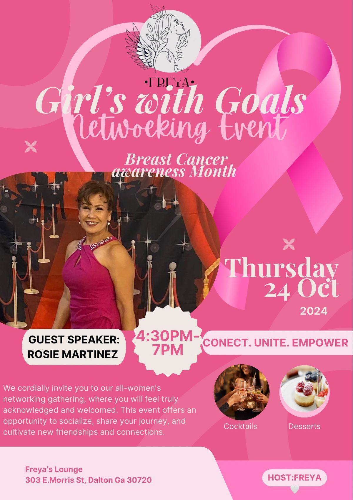 GIRL'S WITH GOALS Networking event