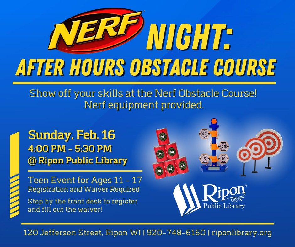 Nerf Night: After Hours Obstacle Course 