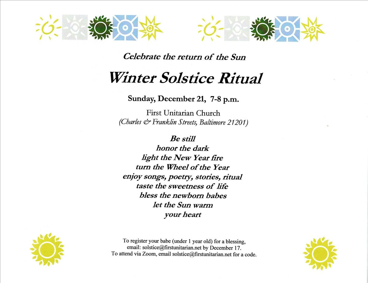 Winter Solstice Ritual