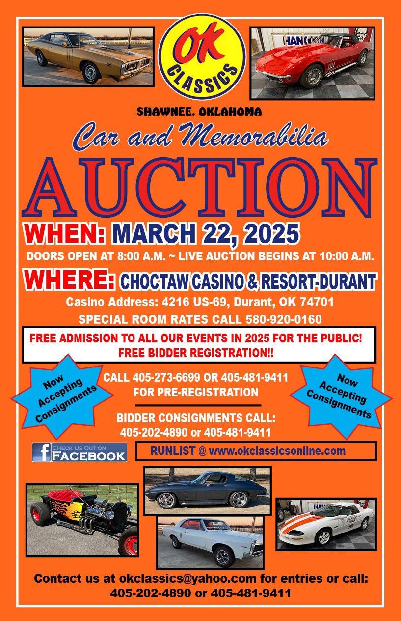 OK Classics Auction  at Choctaw Casino & Resort