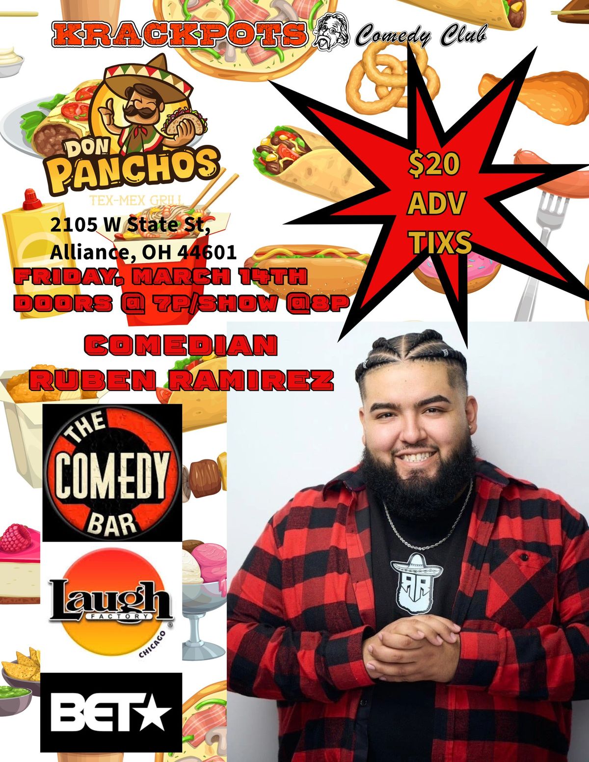 DON PONCHOS, ALLIANCE PRESENTS COMEDIAN RUBEN RAMIREZ