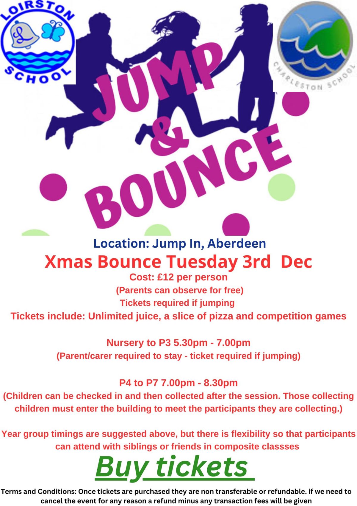 Charleston & Loirston joint Xmas bounce 