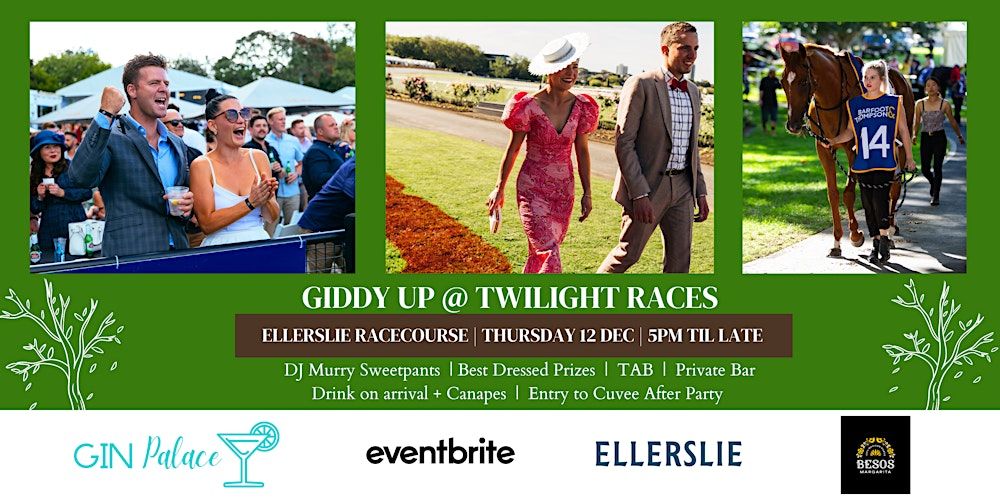 'Giddy Up' Gin Palace Party at Twilight Races