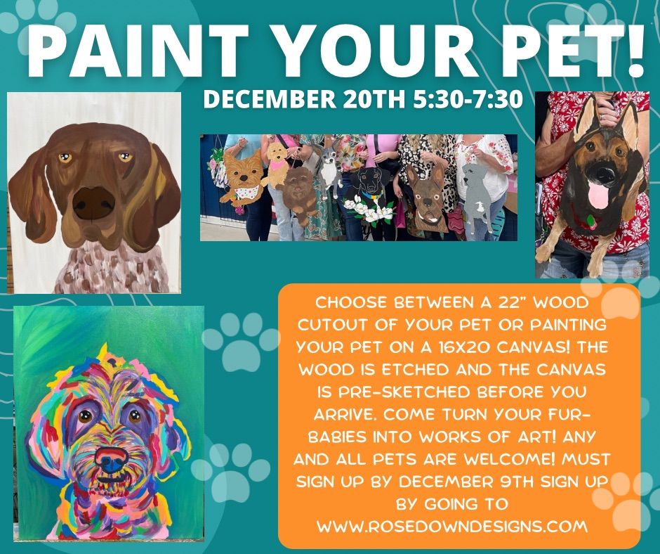 December Paint your Pet