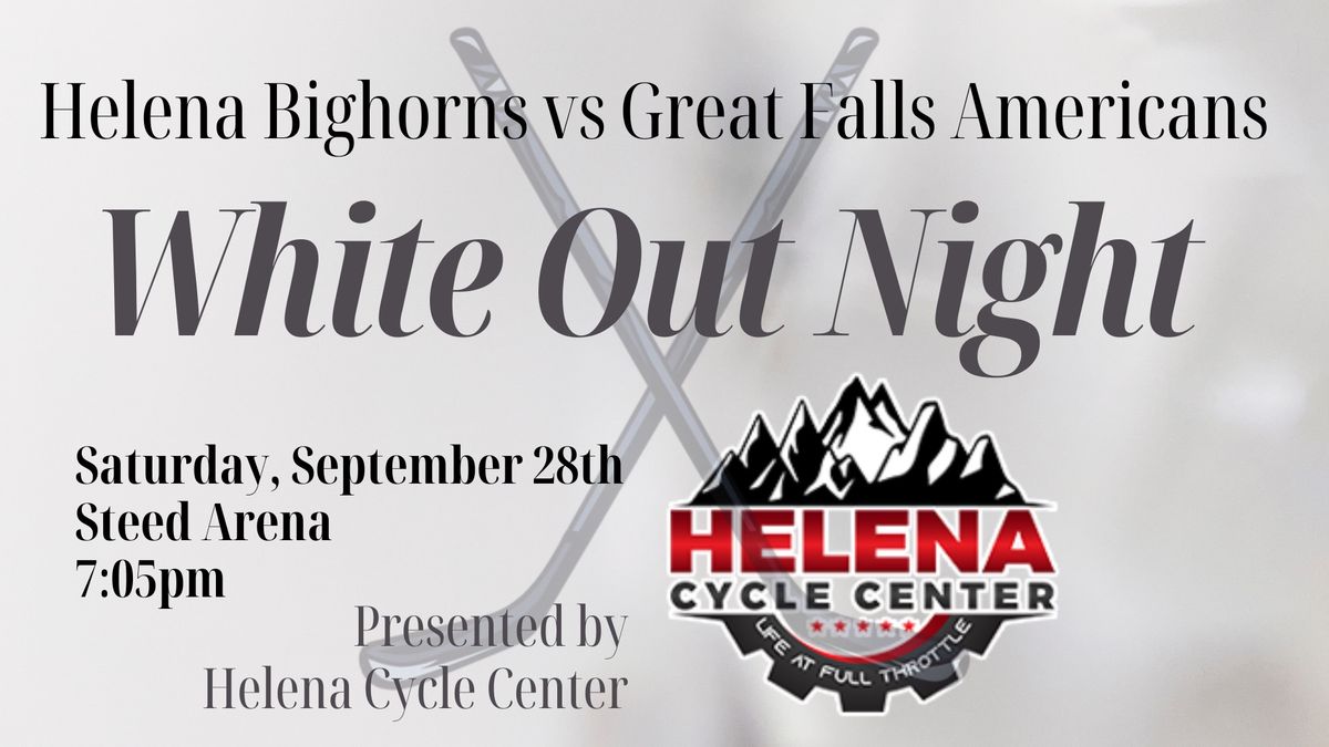 HELENA BIGHORNS VS GREAT FALLS AMERICANS