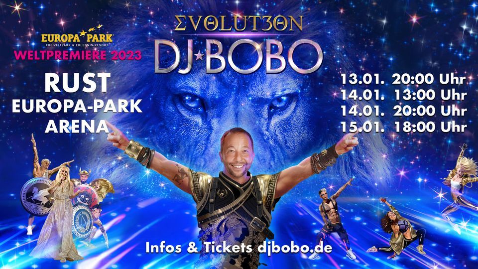 DJ BoBo EVOLUT30N Tour EuropaPark Rust, Arena, EuropaPark, Freiburg Im Breisgau, 14 January 2023