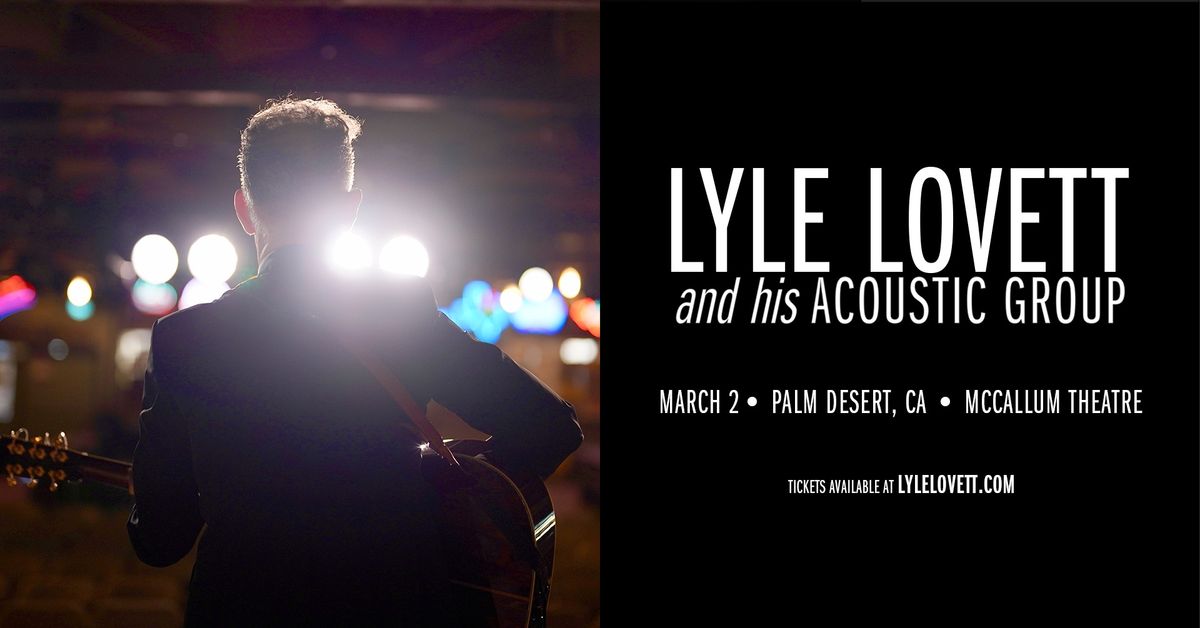 Lyle Lovett and his Acoustic Group