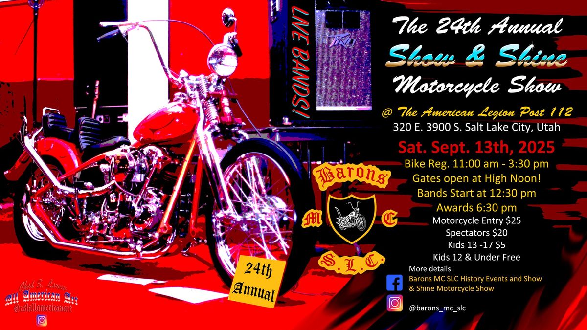 24th Barons Show and Shine Motorcycle Show