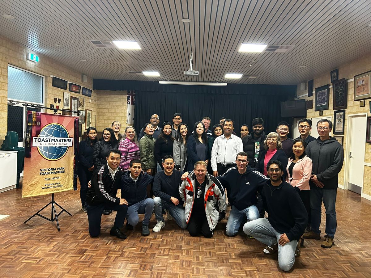 Be a better Speaker with Victoria Park Toastmasters Club