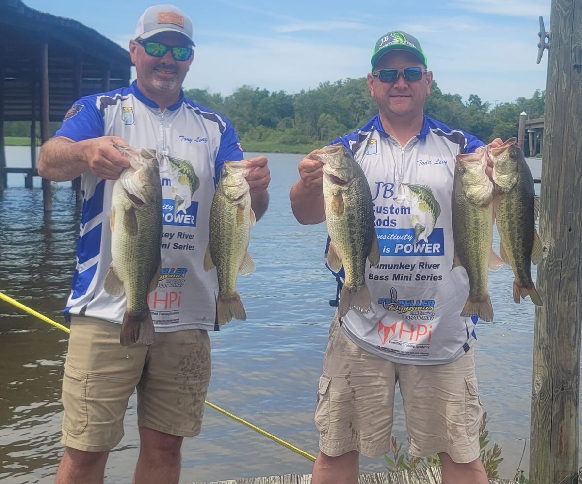 Pamunkey River Bass Mini series James River Osborne Landing