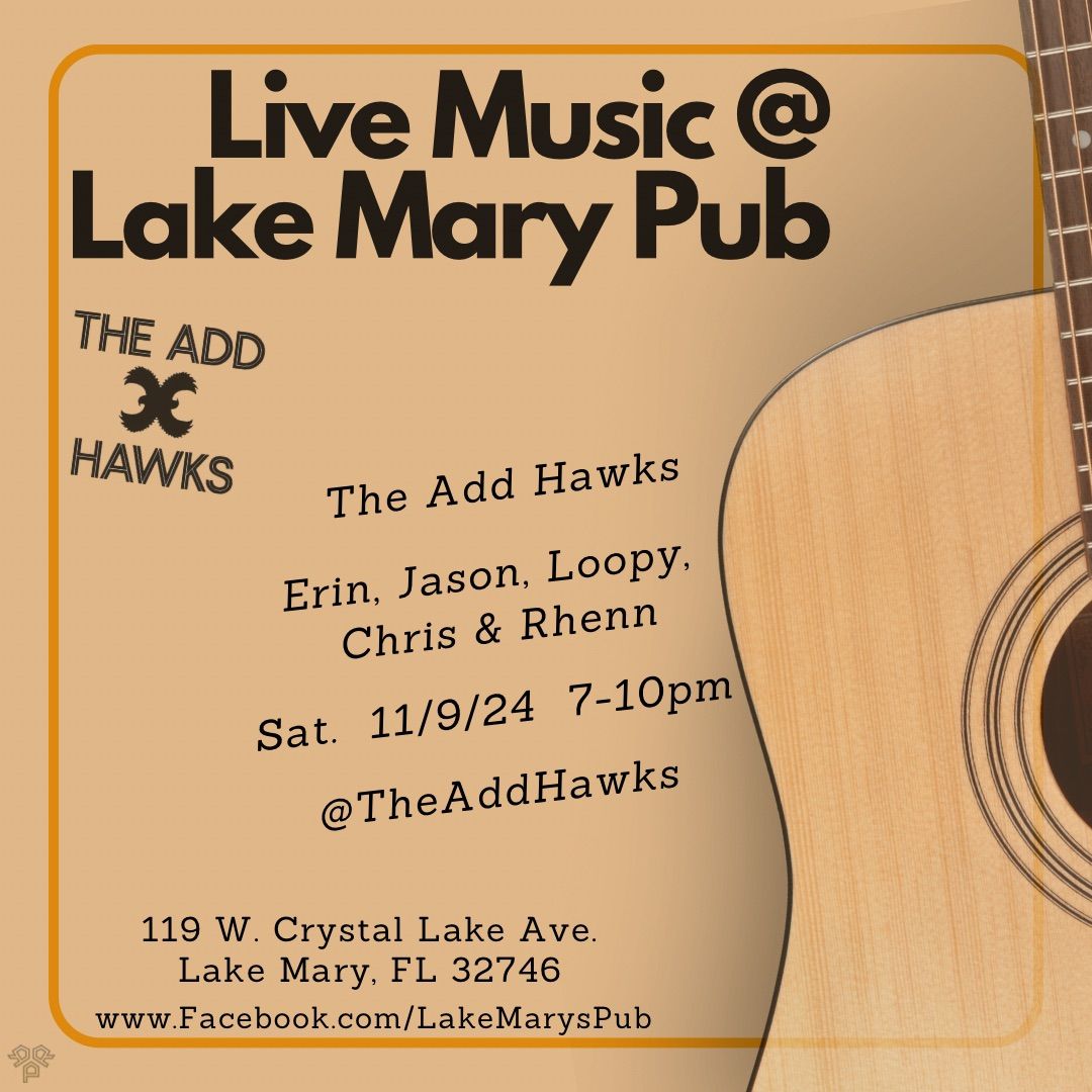 The Add Hawks at Lake Mary Pub