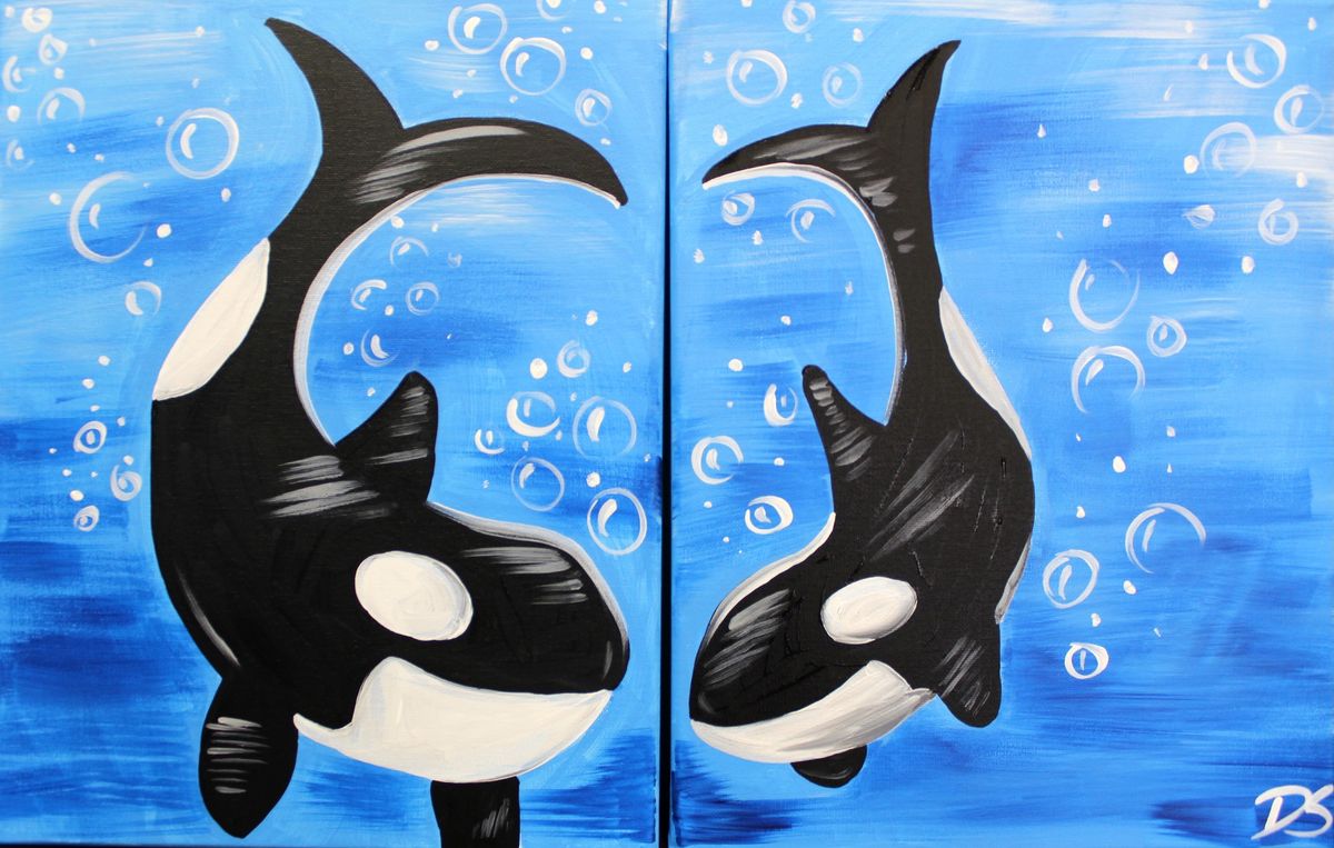 Family Fun Creative Canvas - Orcas