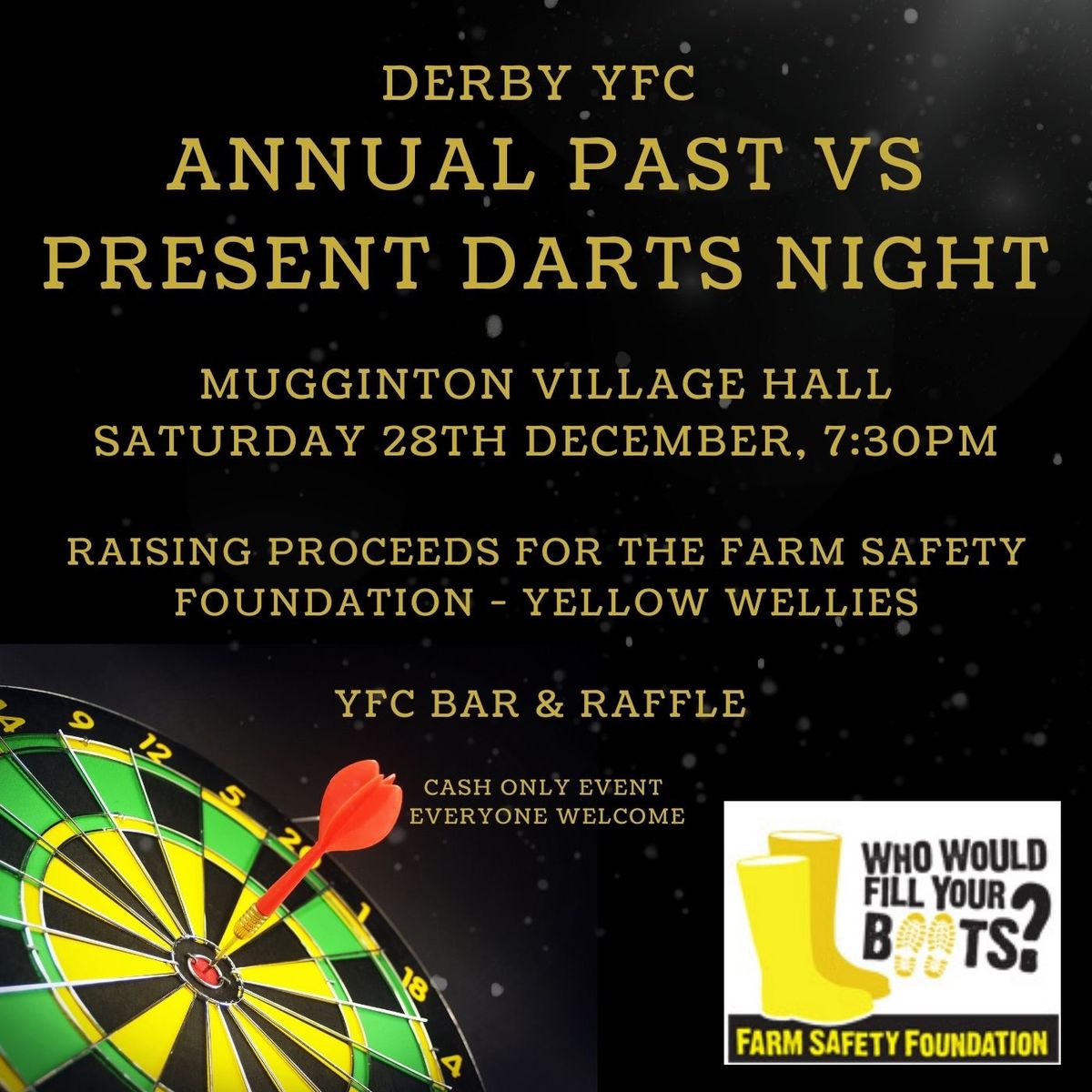 Derby YFC Past vs Present Darts Night