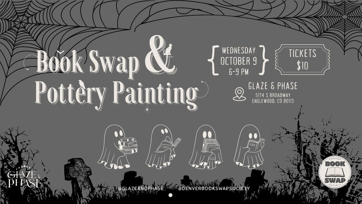 Book Swap & Pottery Painting