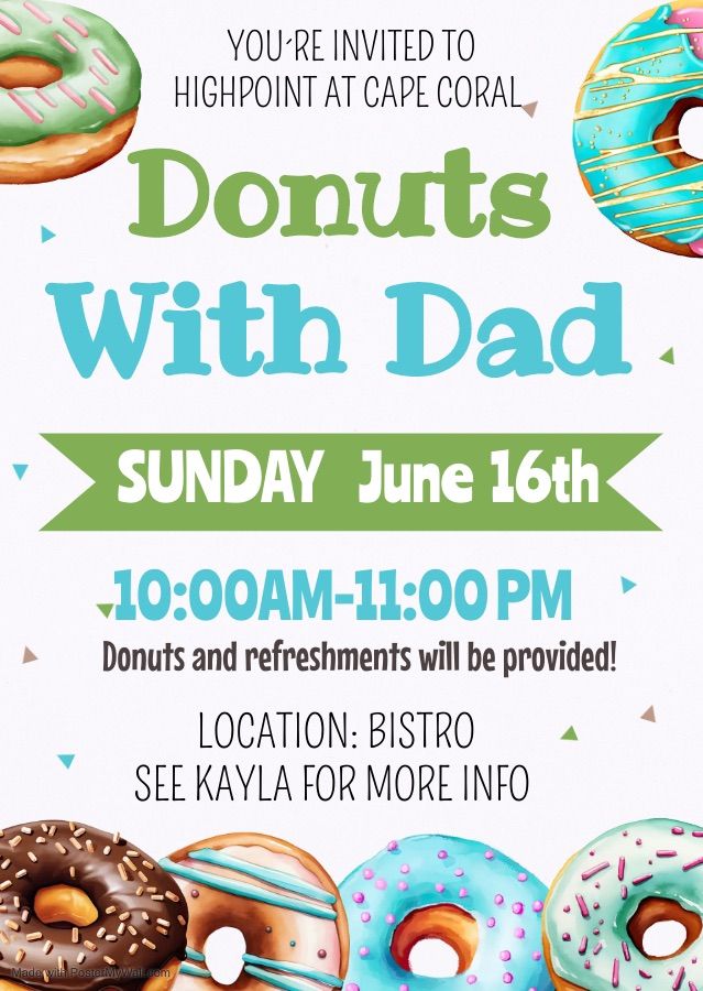 Donuts With Dads 