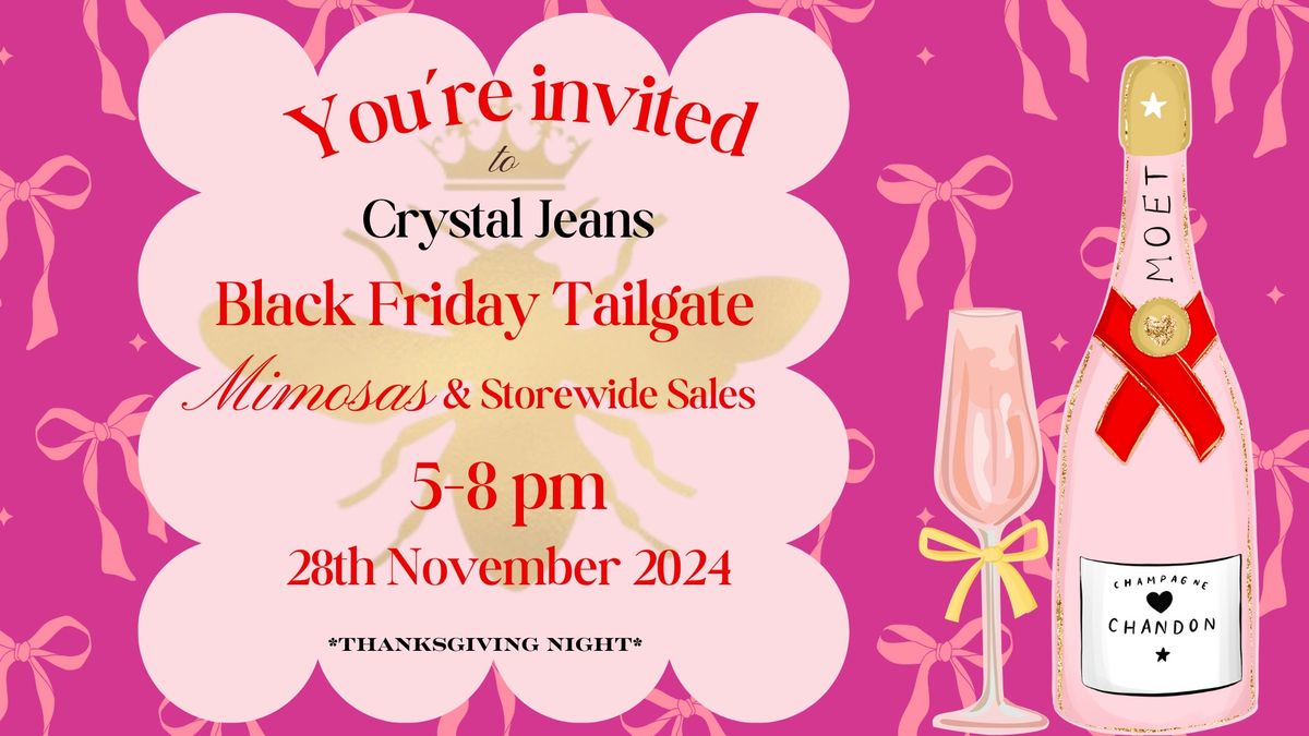 Black Friday Tailgate at Crystal Jeans Boutique