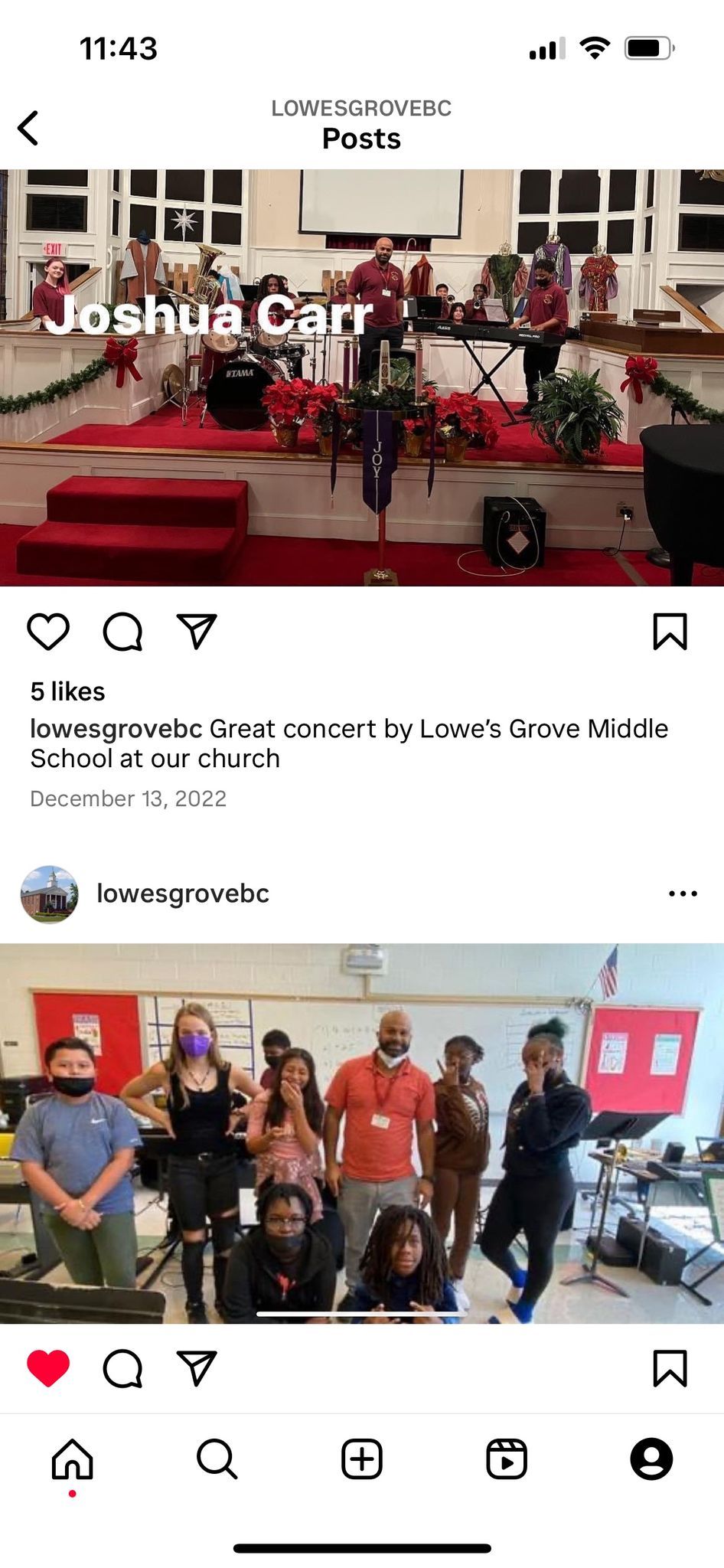 Lowe\u2019s Grove Middle School Spring Concert