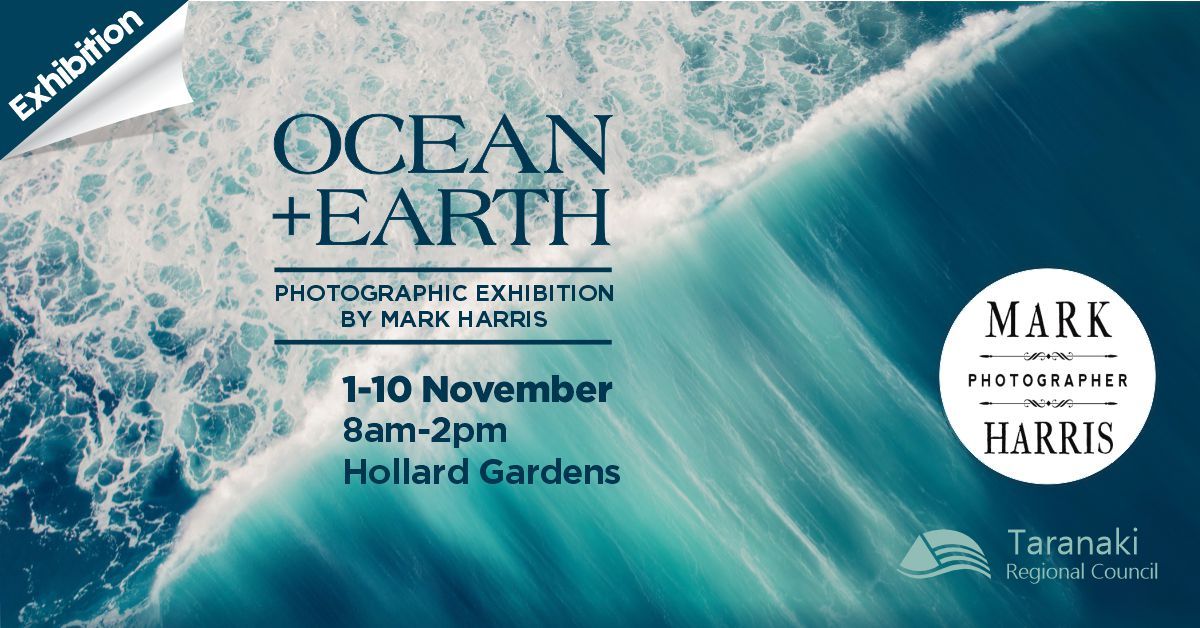 Photographic exhibition by Mark Harris Photographer. OCEAN + EARTH