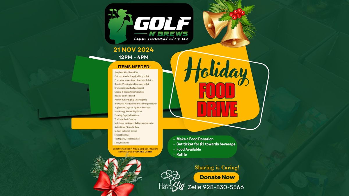 HAVASIS HOLIDAY FOOD DRIVE