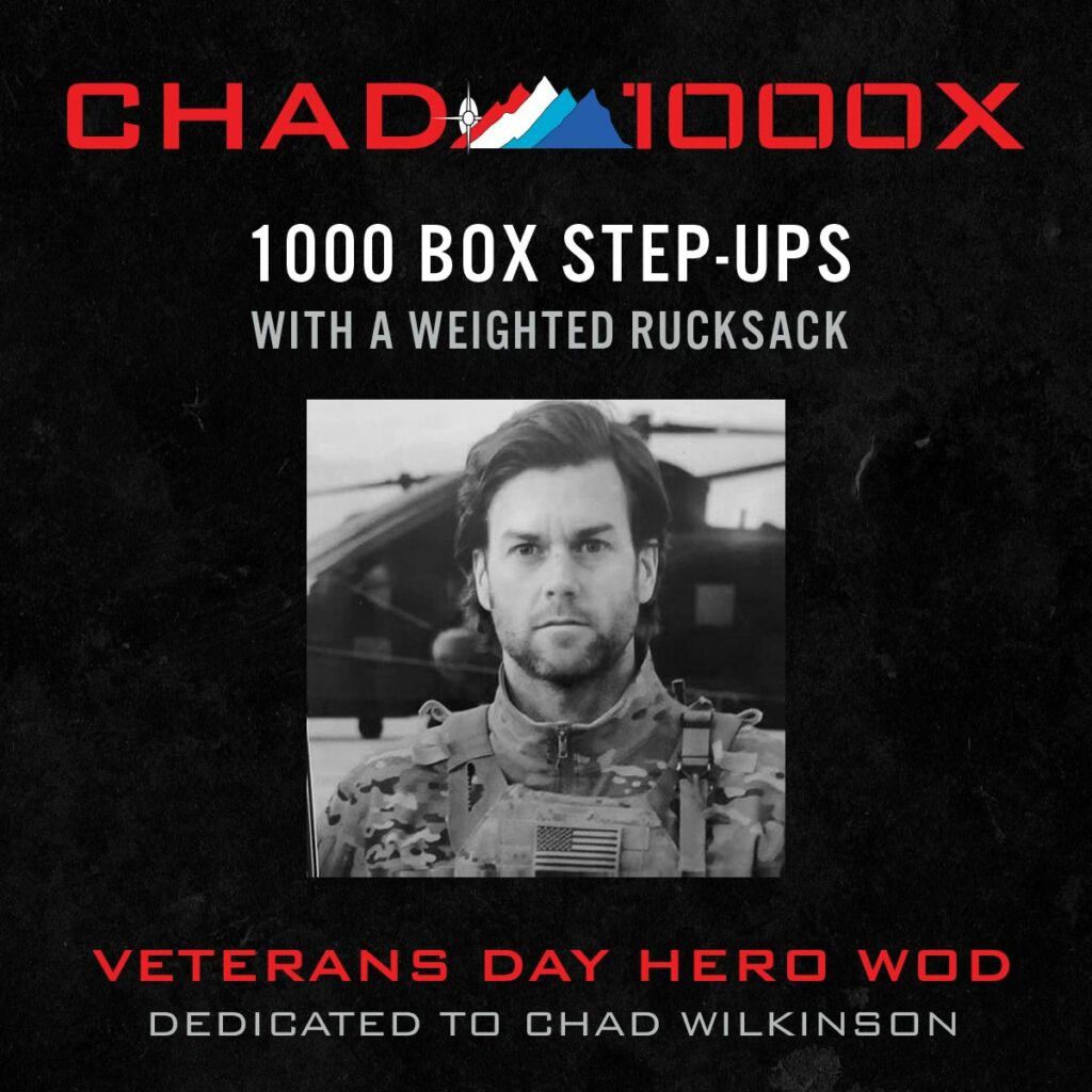 Chad 1000X  -Veterans Day Hero WOD