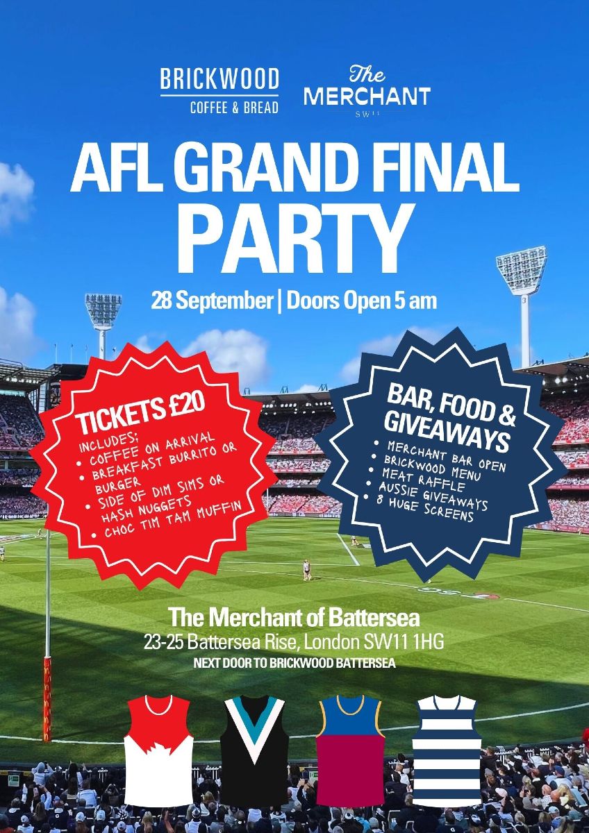 AFL Grand Final Live Screening & Aussie Brunch