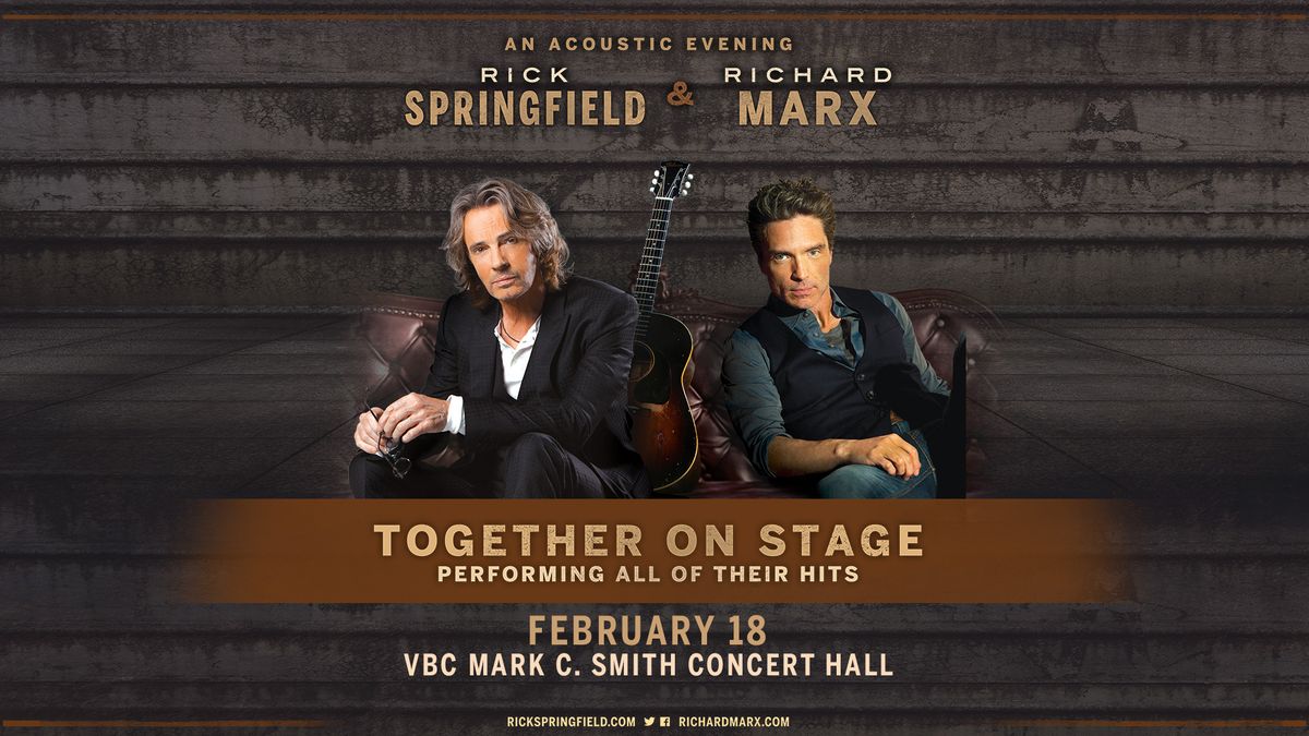 Rick Springfield & Richard Marx 2025 - Acoustic Tour