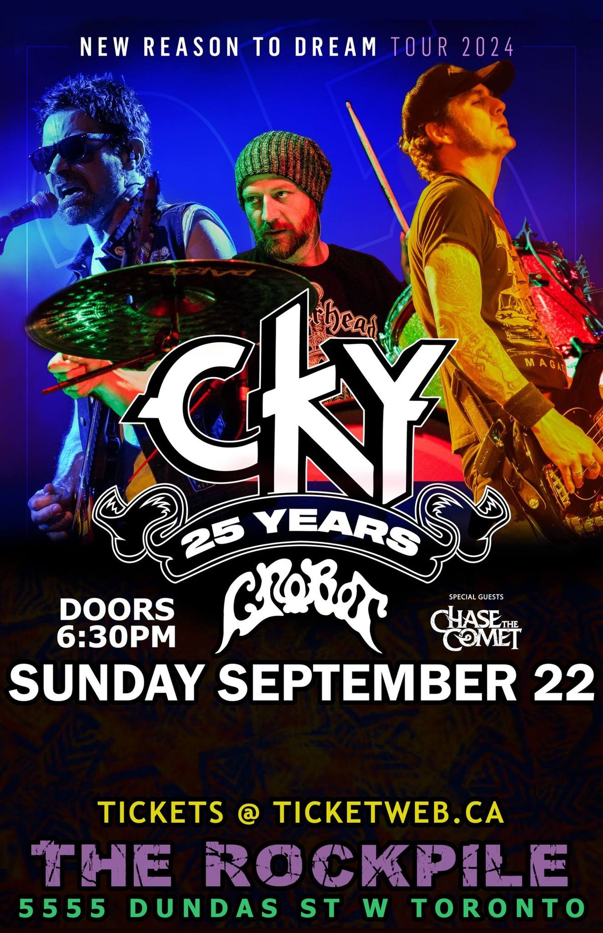CKY with guests Crobot , Chase The Comet