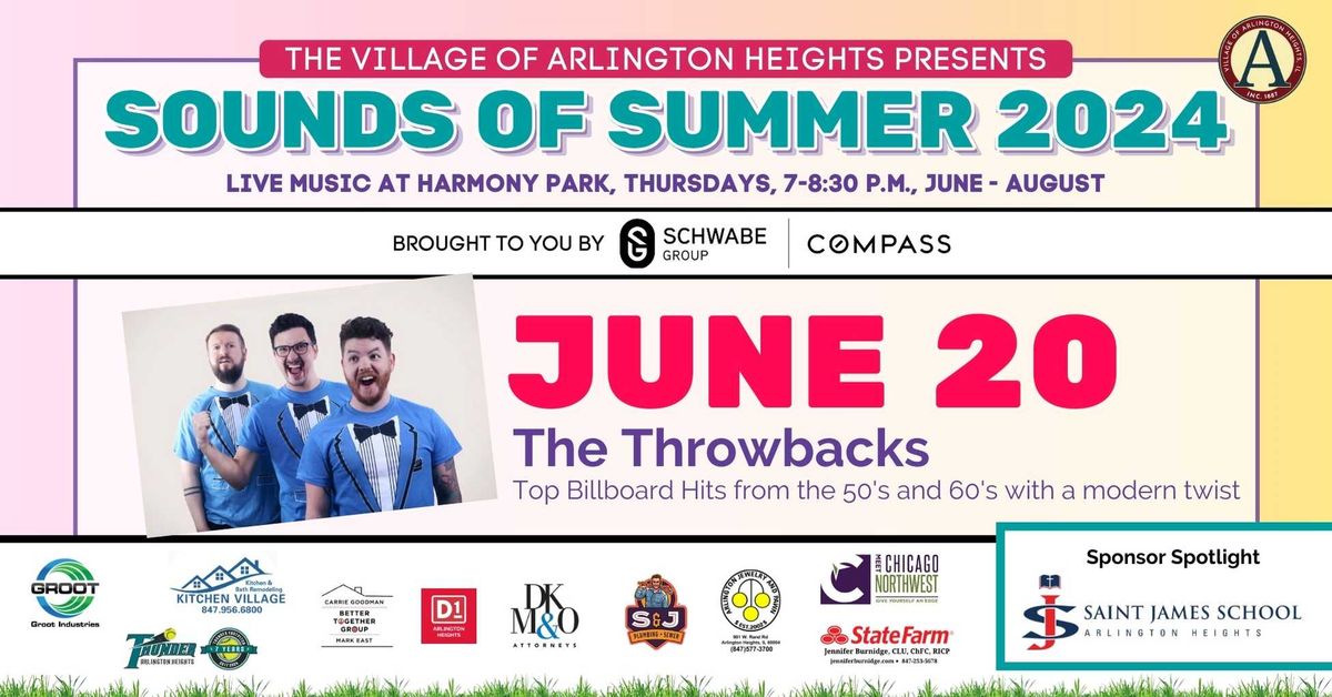 Arlington Heights Sounds of Summer: The Throwbacks