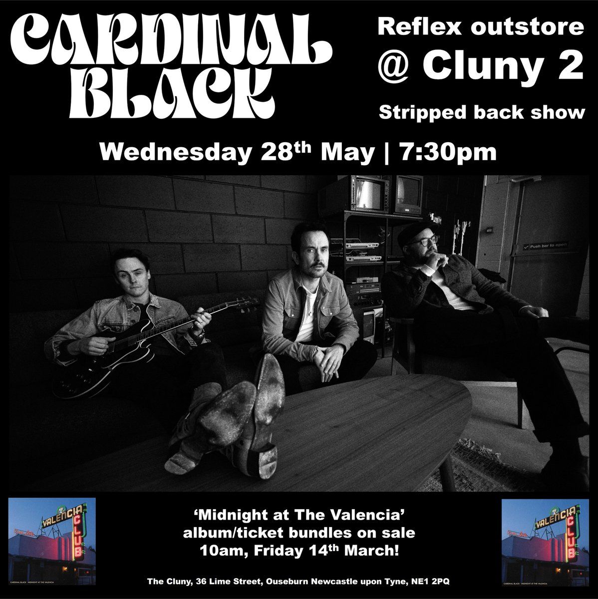 Cardinal Black Newcastle Upon Tyne Tickets