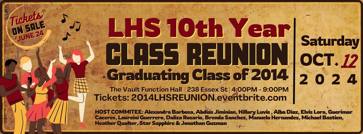 LHS Class of 2014 | 10th Year Reunion