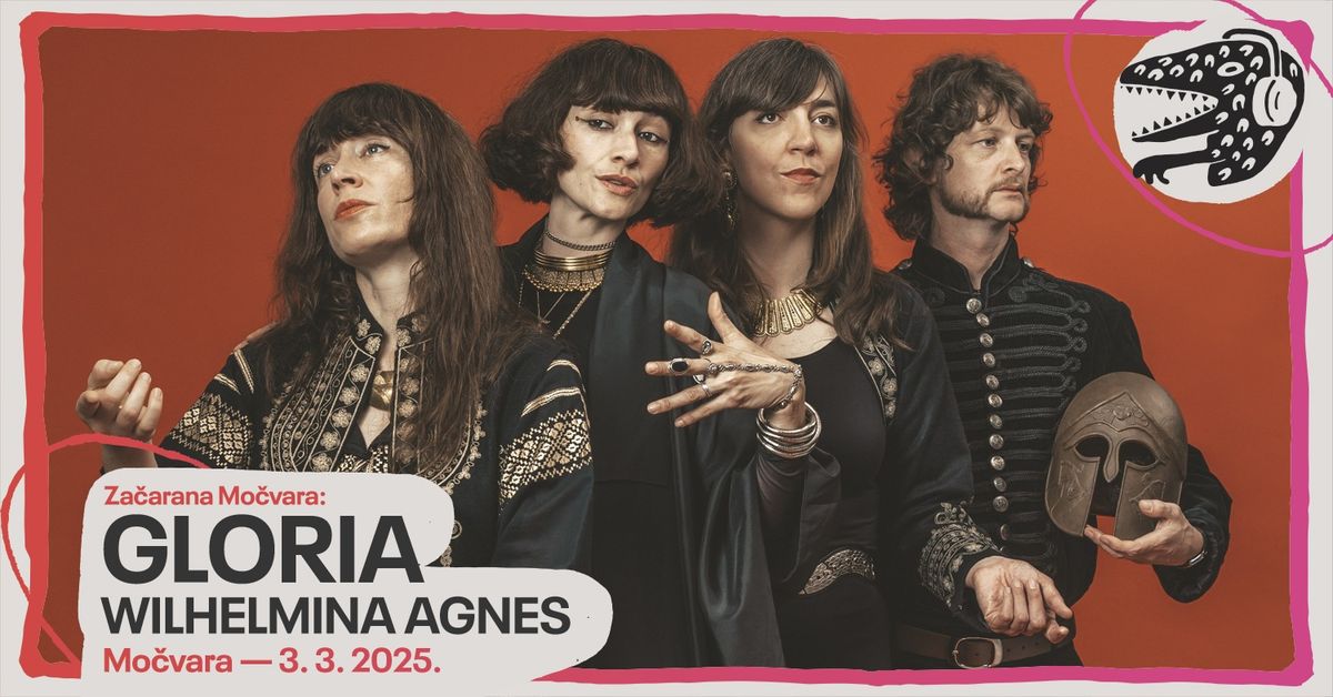 60's psych pop-rock gig: Gloria i Wilhelmina Agnes u Za\u010daranoj Mo\u010dvari