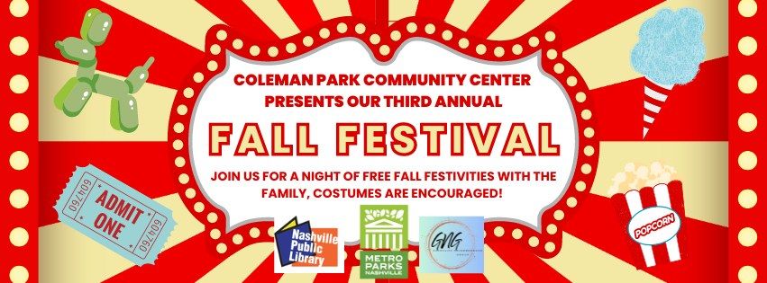 Coleman Park 3rd Annual Fall Festival