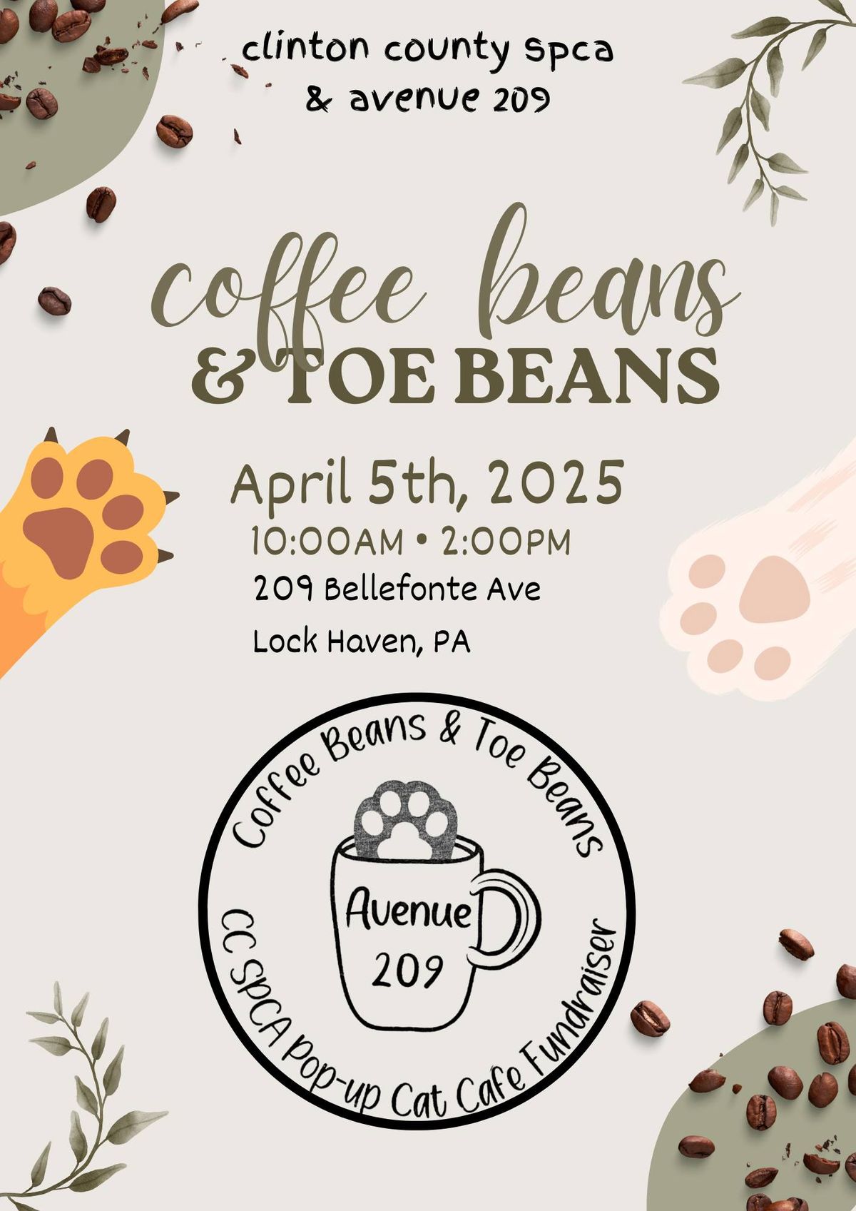 Coffee Beans & Toe Beans