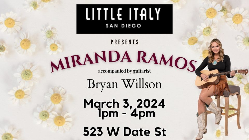 Miranda Ramos Live & Acoustic @ Little Italy Piazza della Famiglia