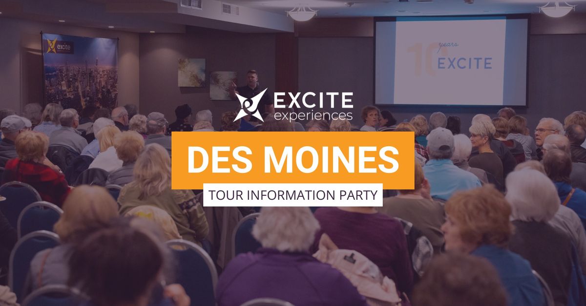 Des Moines Tour Information Party