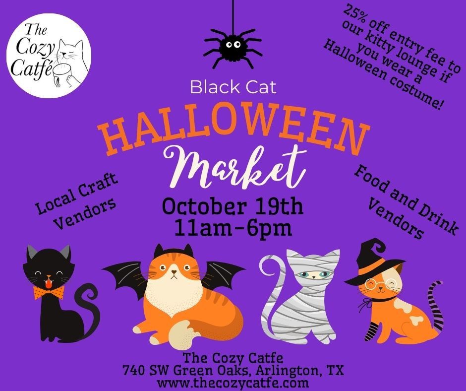 Black Cat Halloween Market