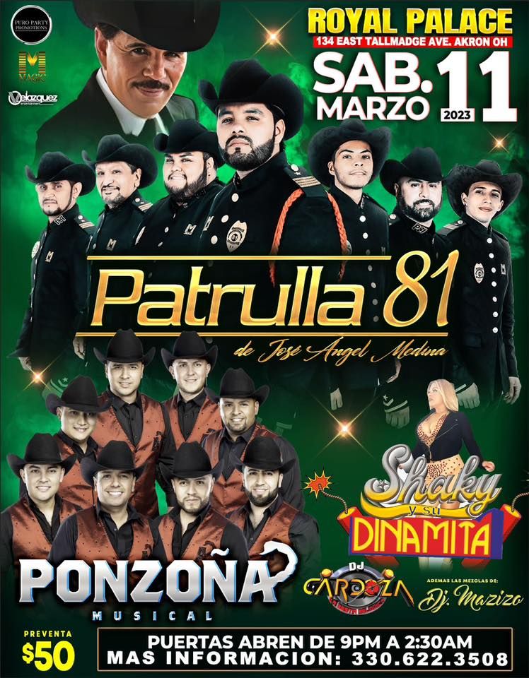 Patrulla 81 de Jos\u00e9 \u00c1ngel Medina, Ponzo\u00f1a Musical y Shaky y su Dinamita