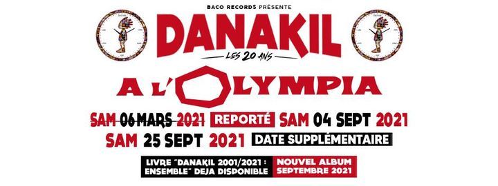 Danakil \u00e0 L'Olympia \u2022 25 septembre 2021