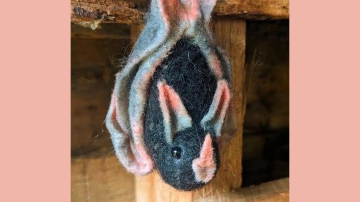 Needle Felted Bat with Rochelle Dula