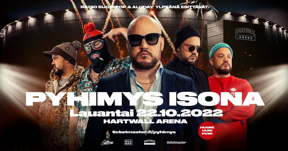Pyhimys Isona \u2013konsertti, Hartwall Arena, Helsinki 2022