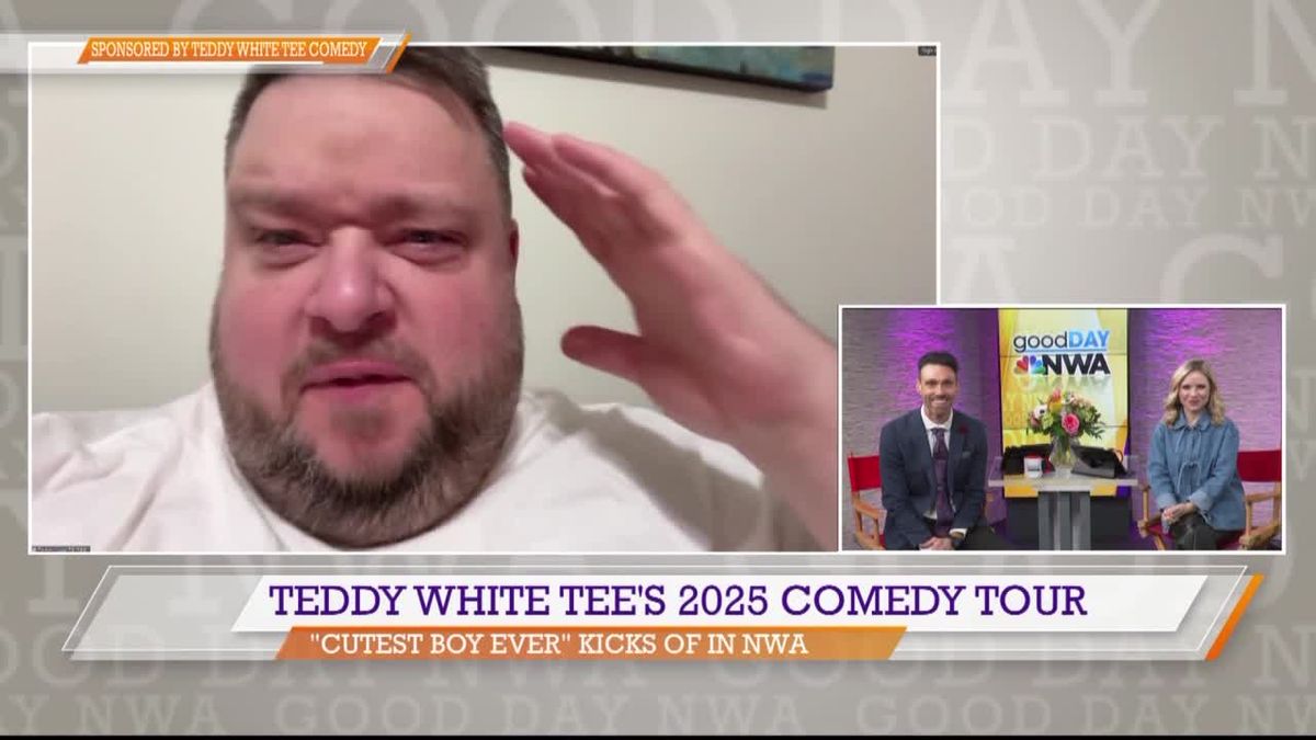 Teddy White Tee Comedy