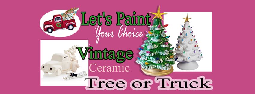 Paint a Vintage Ceramic Tree or Truck