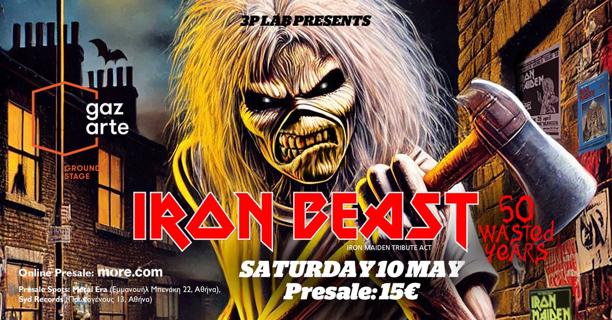 Iron Beast "50 Wasted Years" live at Gazarte Ground Stage