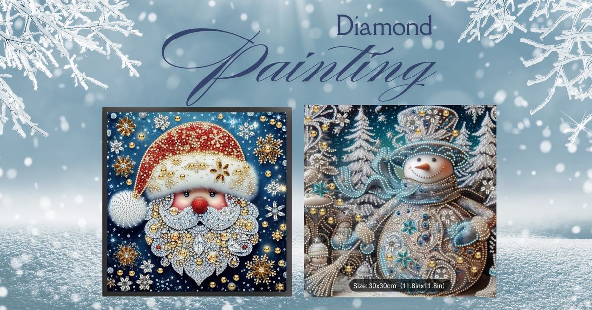 Diamond Painting Christmas Scene Workshop