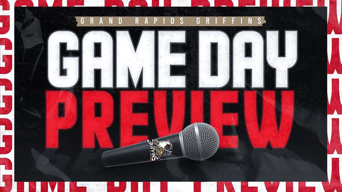 Grand Rapids Griffins vs. Manitoba Moose