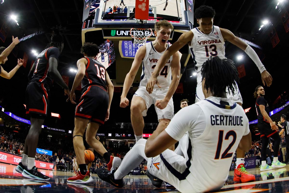 Memphis Tigers at Virginia Cavaliers Mens Basketball