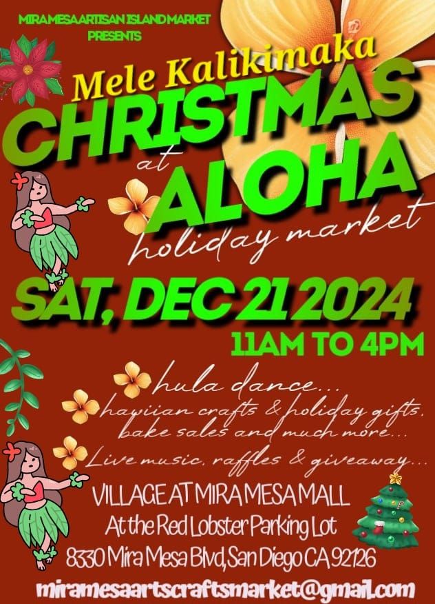 Christmas "Mele Kalikimaka" Holiday Market at the Village