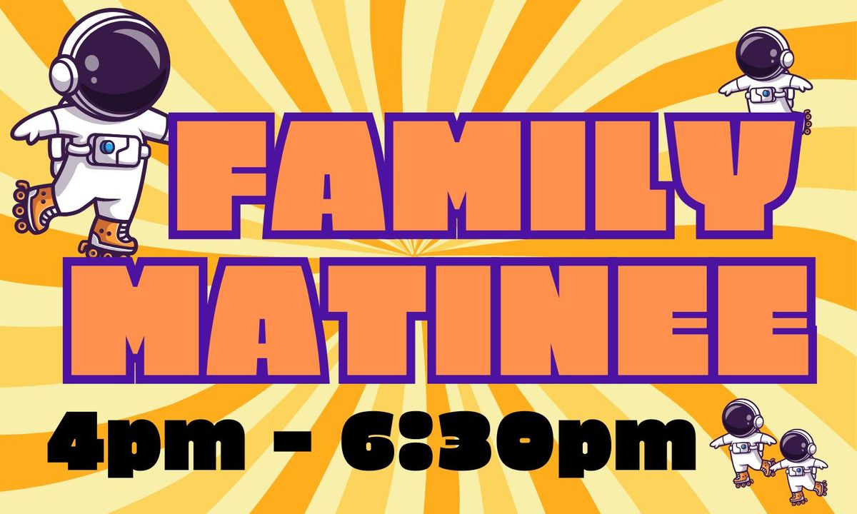 Saturday Afternoon 4pm - 6:30pm Family Skating at Jumpin' Jupiter Skate Center