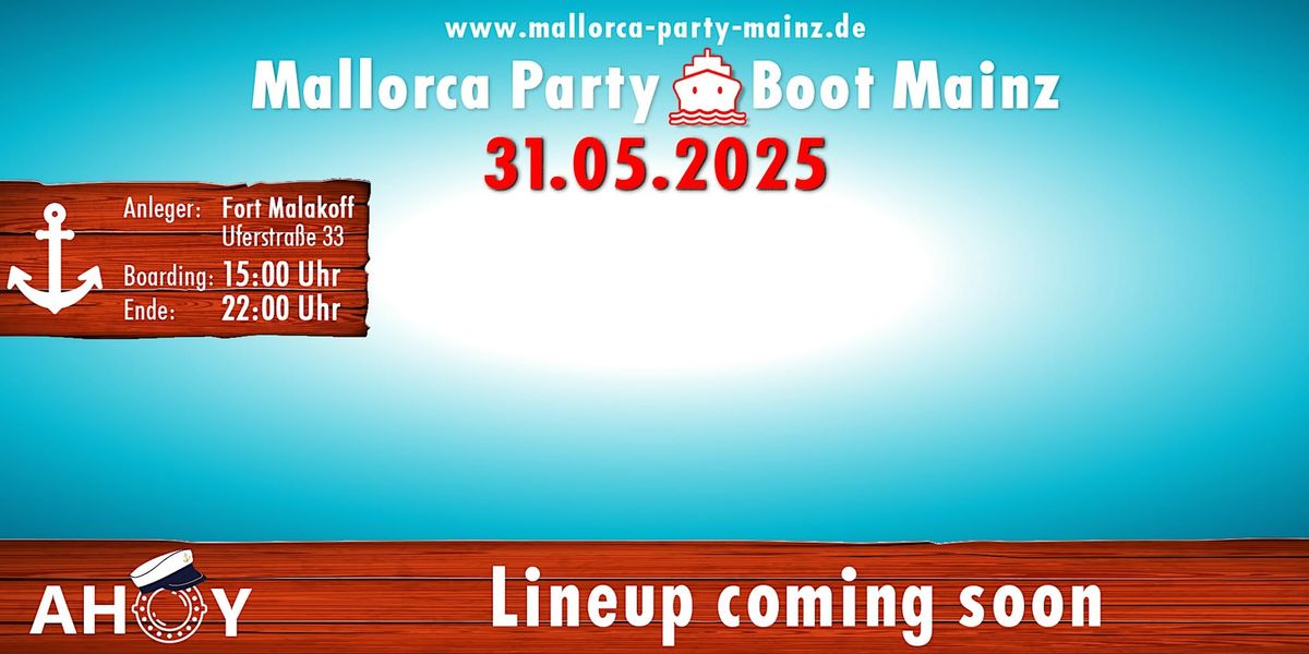 Mallorca Party Boot Mainz 2025